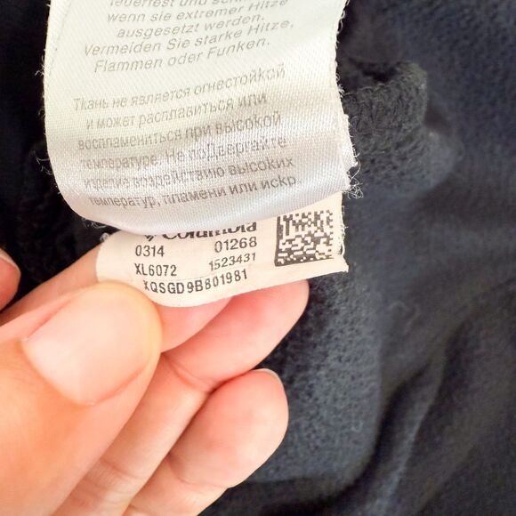 Columbia Women's Fast Trek Fleece Full Zip Fleece Jacket Sz Large Black Classic - Picture 8 of 10